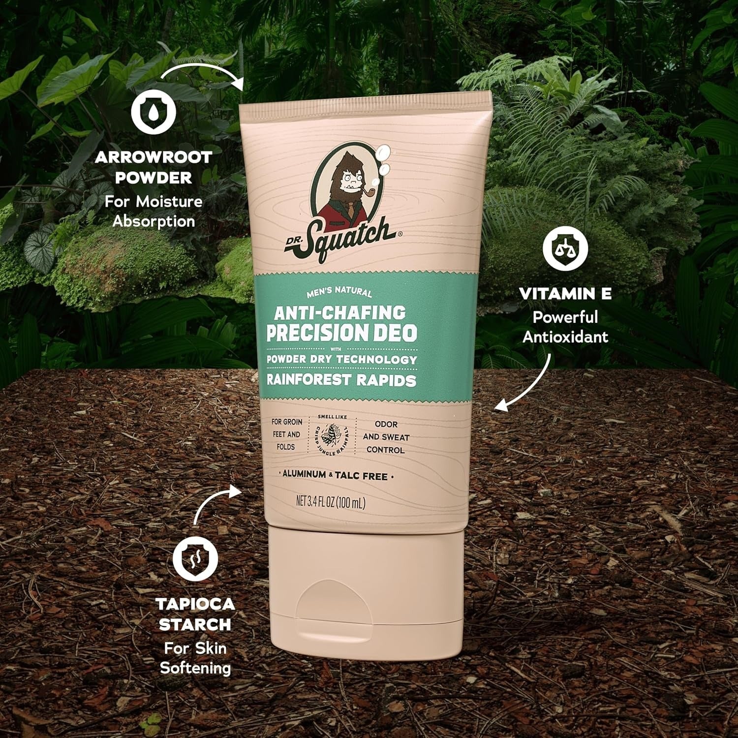 Anti-Chafe Rainforest Rapids Deodorant