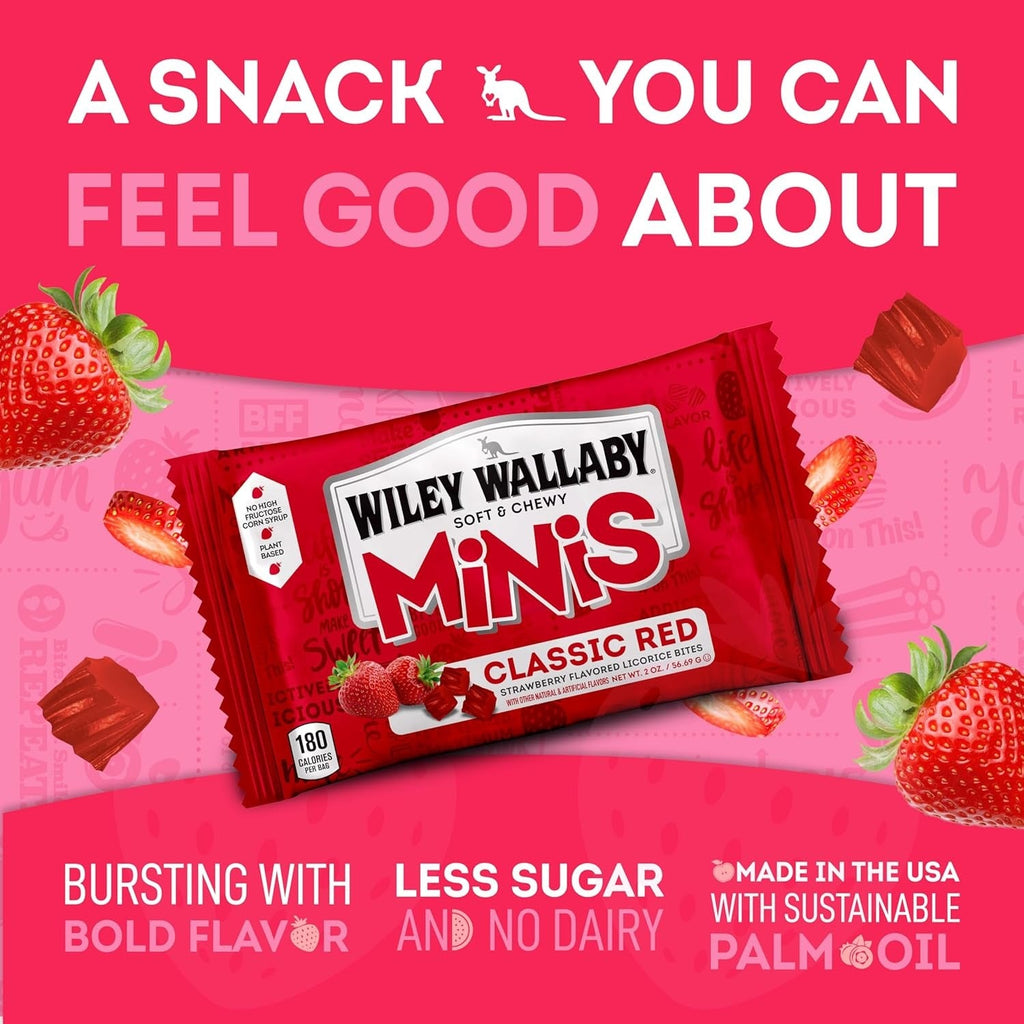Classic Red Licorice Bites (18 Pack)