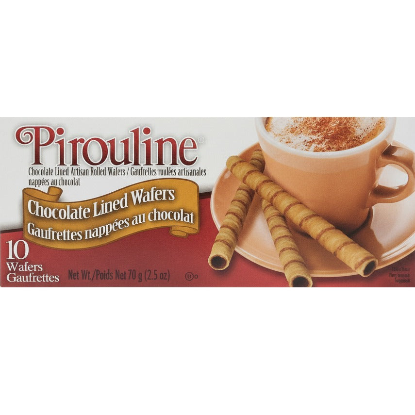 Chocolate Lined Rolled Wafers (12 Pack)