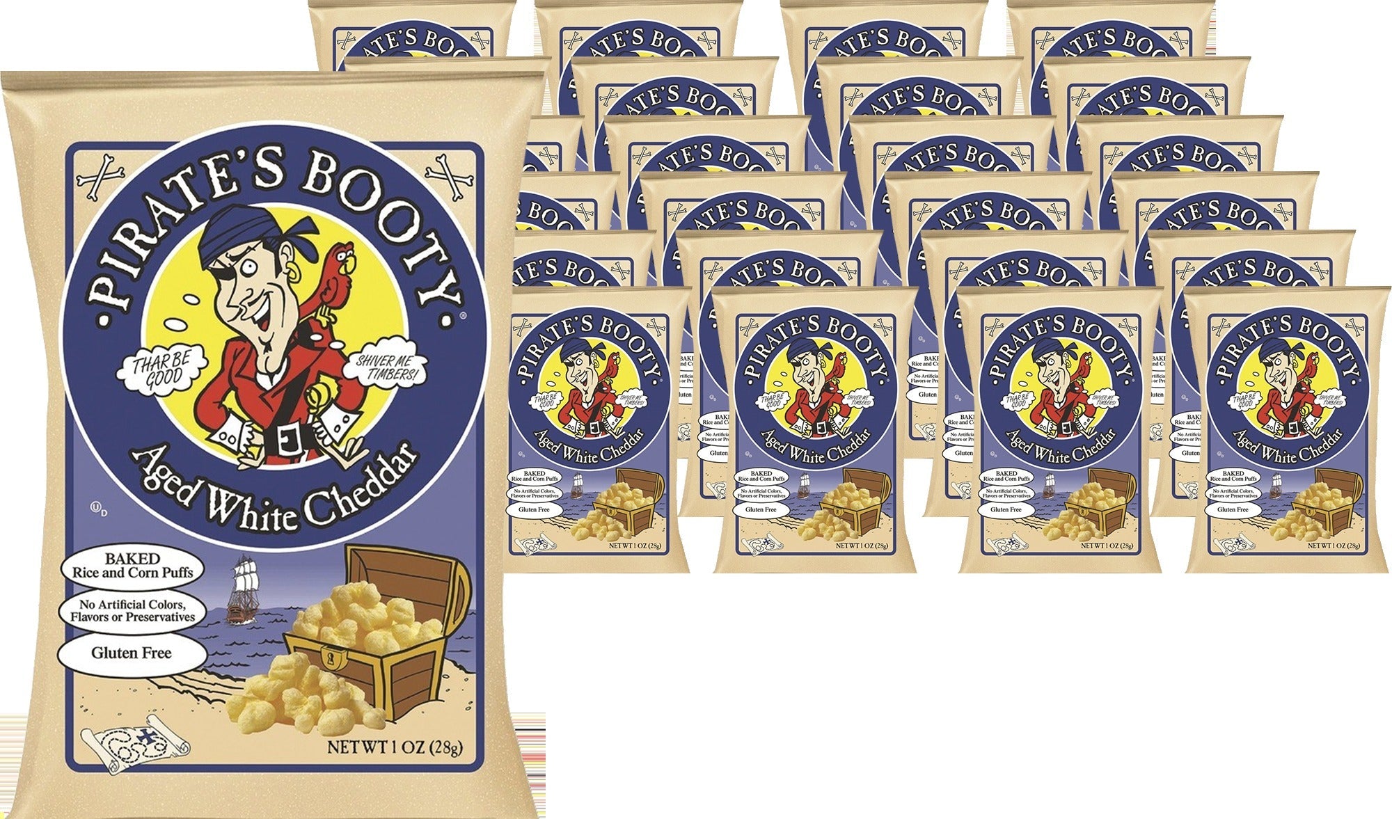 Aged White Cheddar Puffs (24 Pack)