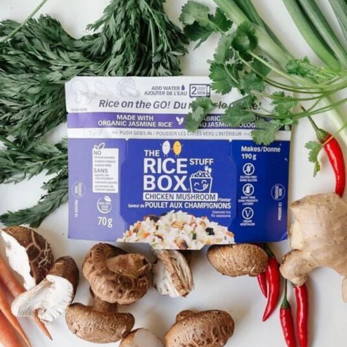 Instant Chicken Mushroom Rice (6 Pack)