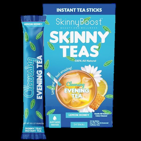 Instant Tea Sticks Cleansing Evening Tea - Lemon Honey (14 CT)