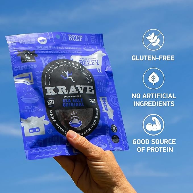 Sea Salt Original Beef Jerky (8 Pack)
