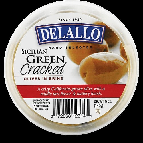 Sicillian Green Cracked Olives In Brine