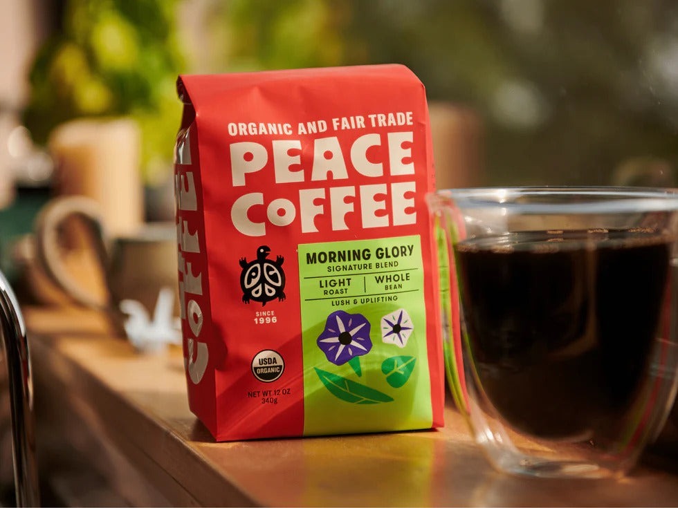 Organic Morning Glory Light Roast Ground Coffee