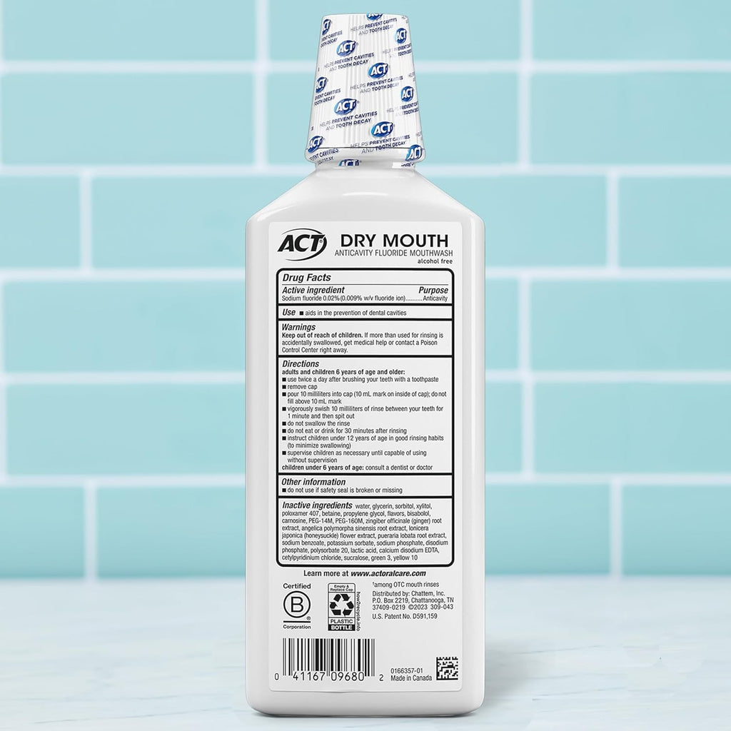 Dry Mouth Anticavity Zero Alcohol Fluoride Mouthwash