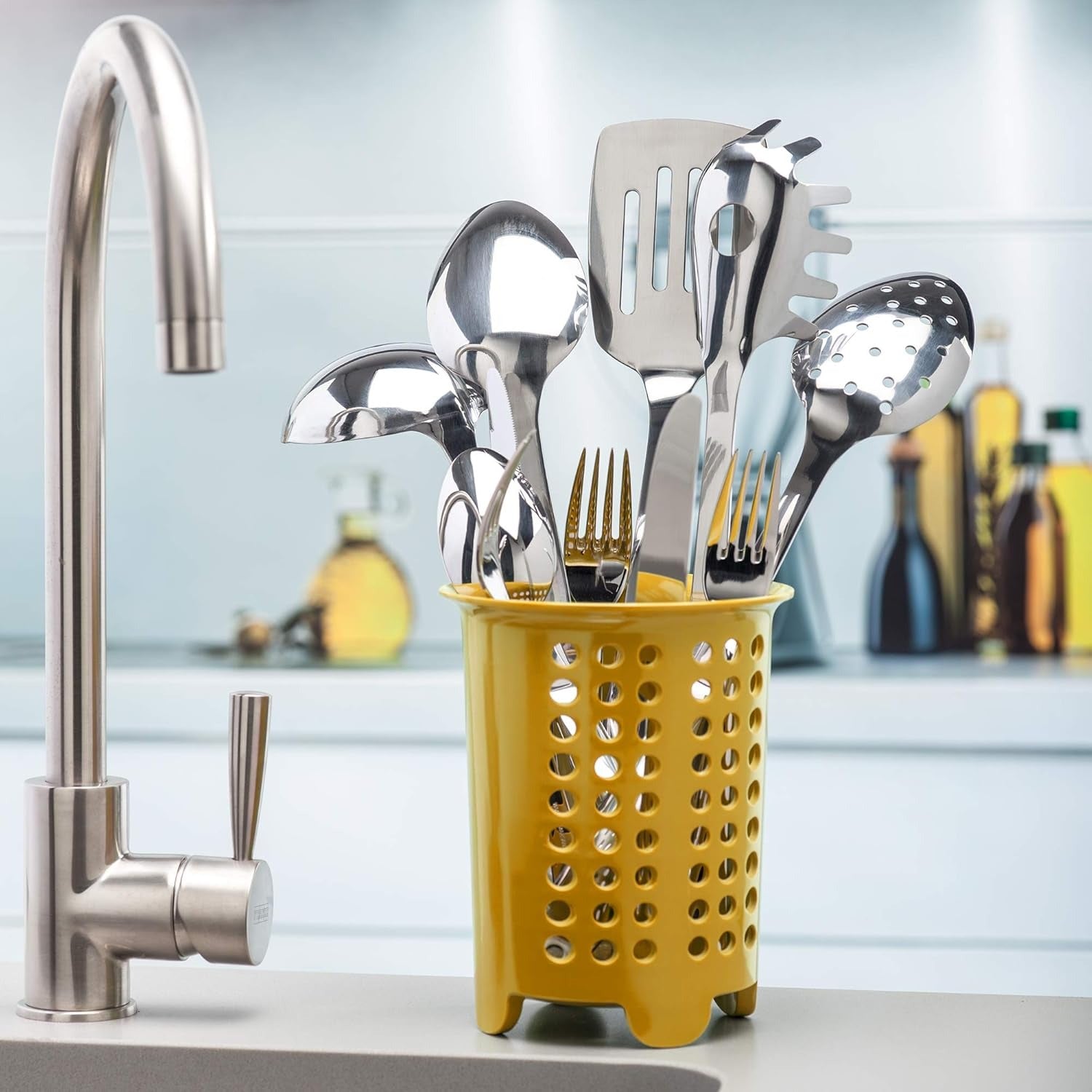 Cutlery Drainer - Mustard