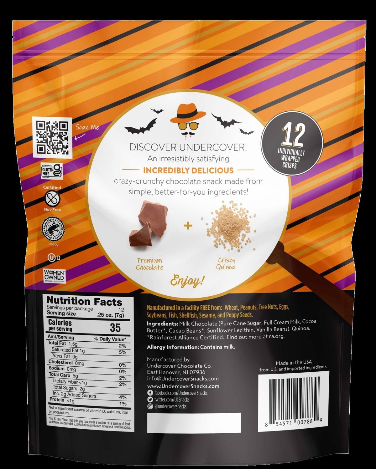 Milk Chocolate Quinoa (12 CT)