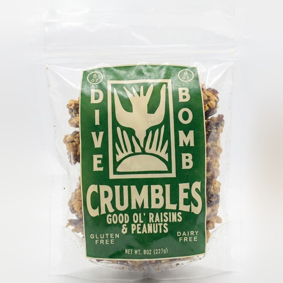 Dive Bomb Good Ol Raisins & Peanuts Crumbles Snack Mix