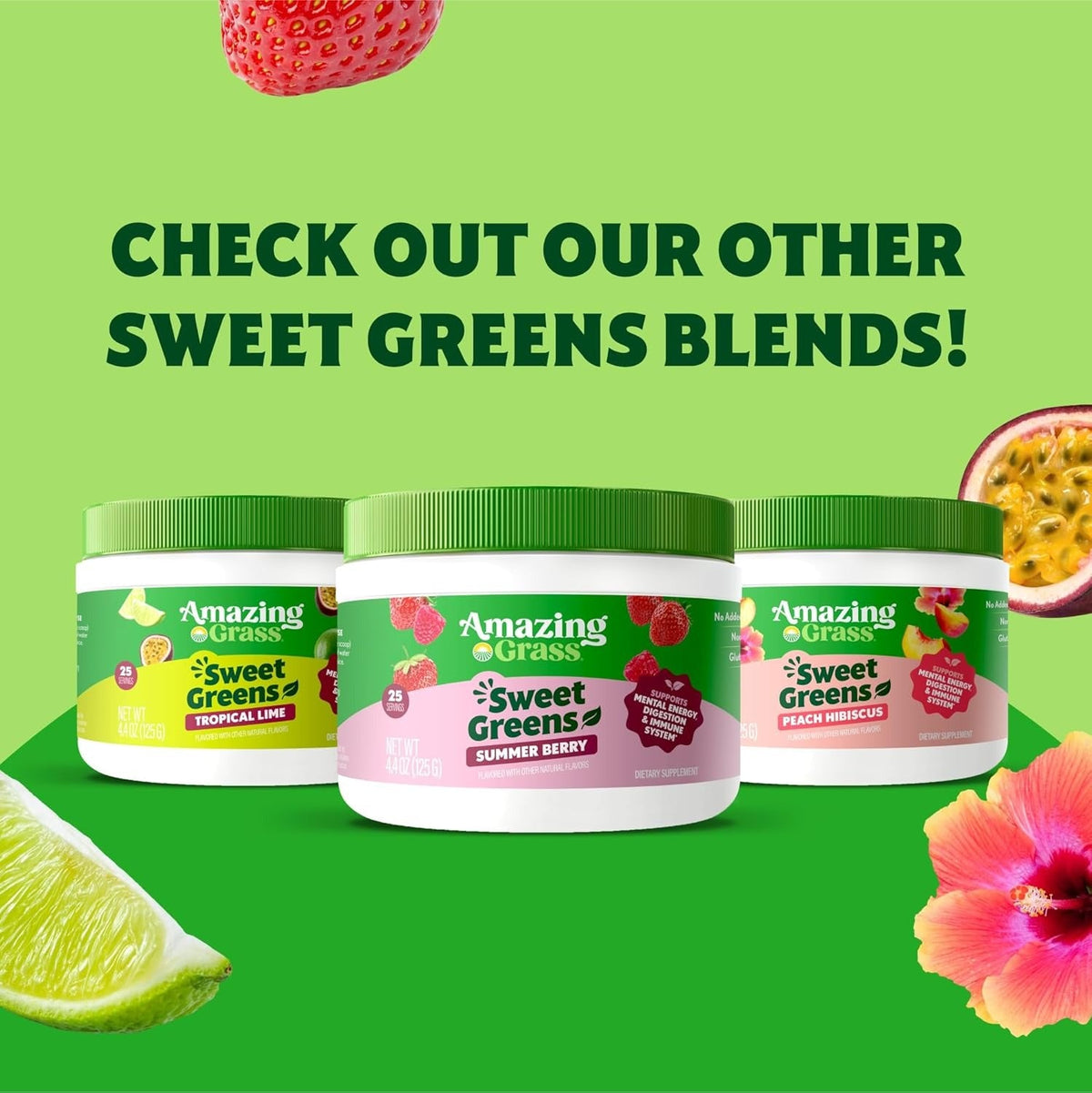 Sweet Greens, Summer Berry