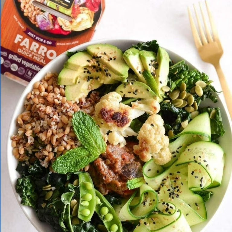 Farro Meal Grilled Vegetables & Herbs