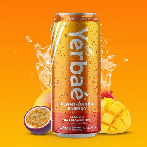 Mango Passion Fruit Plant Based Energy Drink