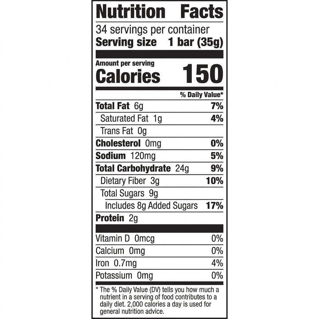 Soft Baked Oatmeal Squares, Cinnamon Brown Sugar (34 CT)