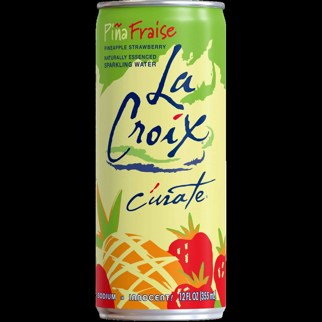 Pineapple Strawberry Sparkling Water (8 Pack)