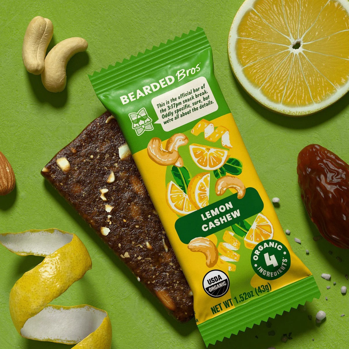 Organic Lemon Cashew Food Bar (12 CT)