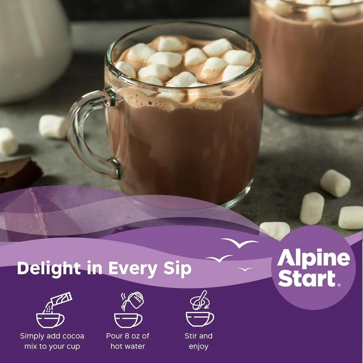 Dairy-Free Hot Cocoa Mix With Organic Oat Milk (5 CT)