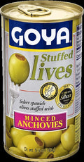 Olives Stuffed with Minced Anchovies