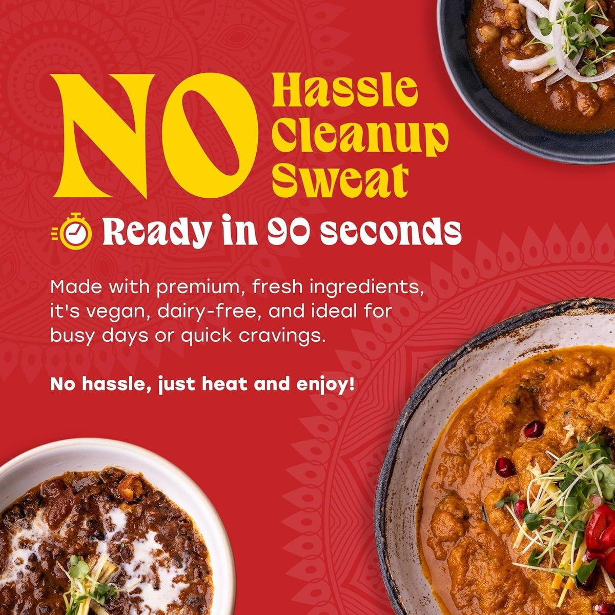 Dal Makhani Vegan Lentil & Bean Chili Entree (6 Pack)