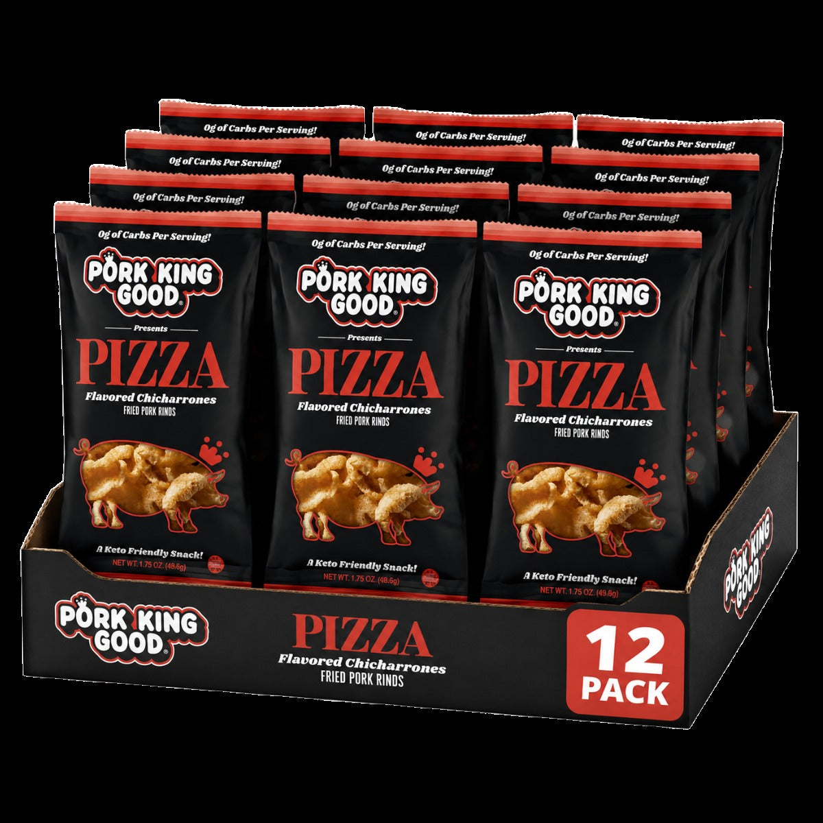 Pepperoni Pizza Pork Rinds (12 CT)