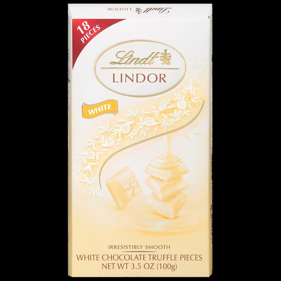 Lindt Lindor White Chocolate Candy Truffle Bar