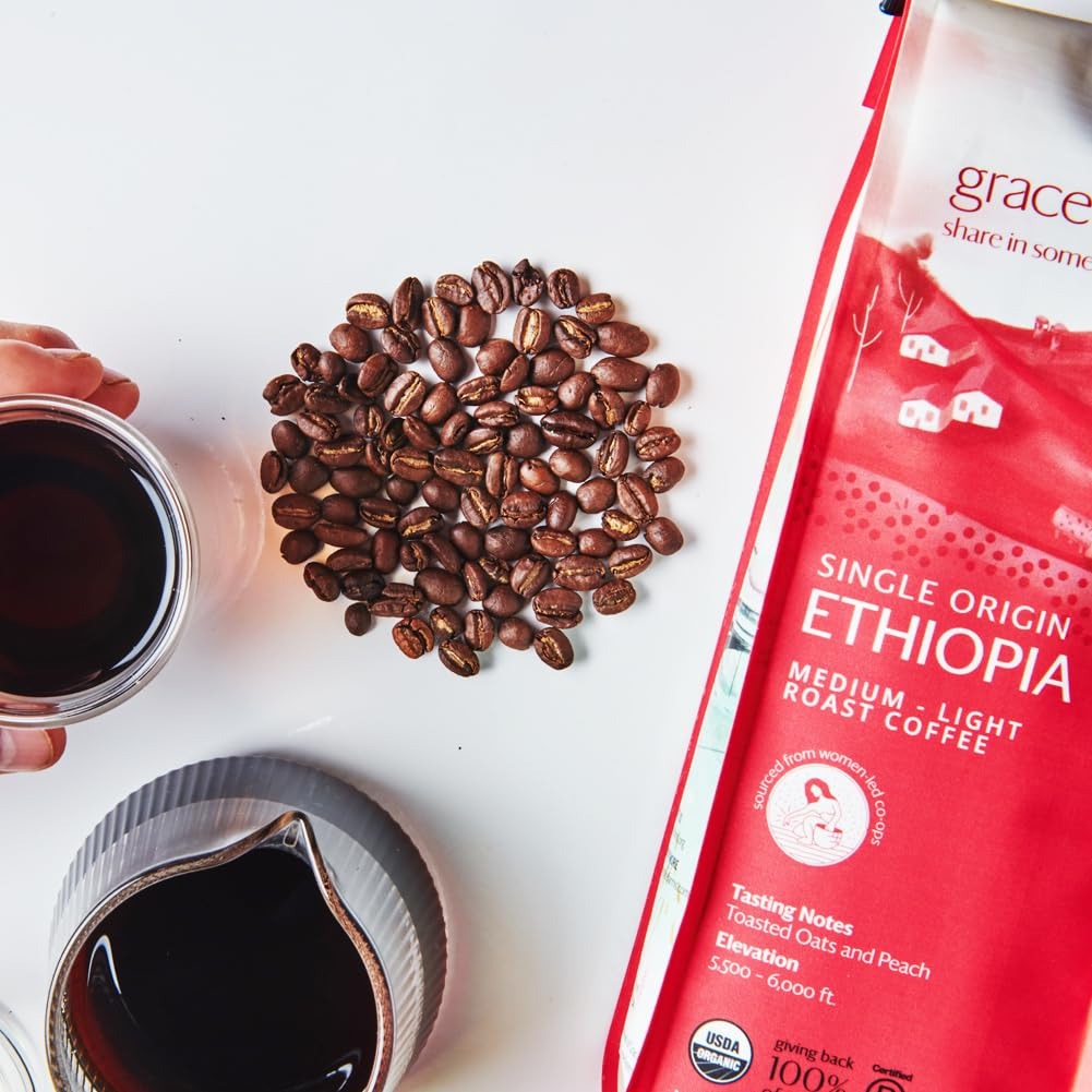 Single Origin Ethiopia Medium-Light Roast - Ground Coffee