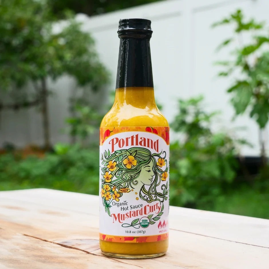 Organic Hot Mustard Curry Sauce