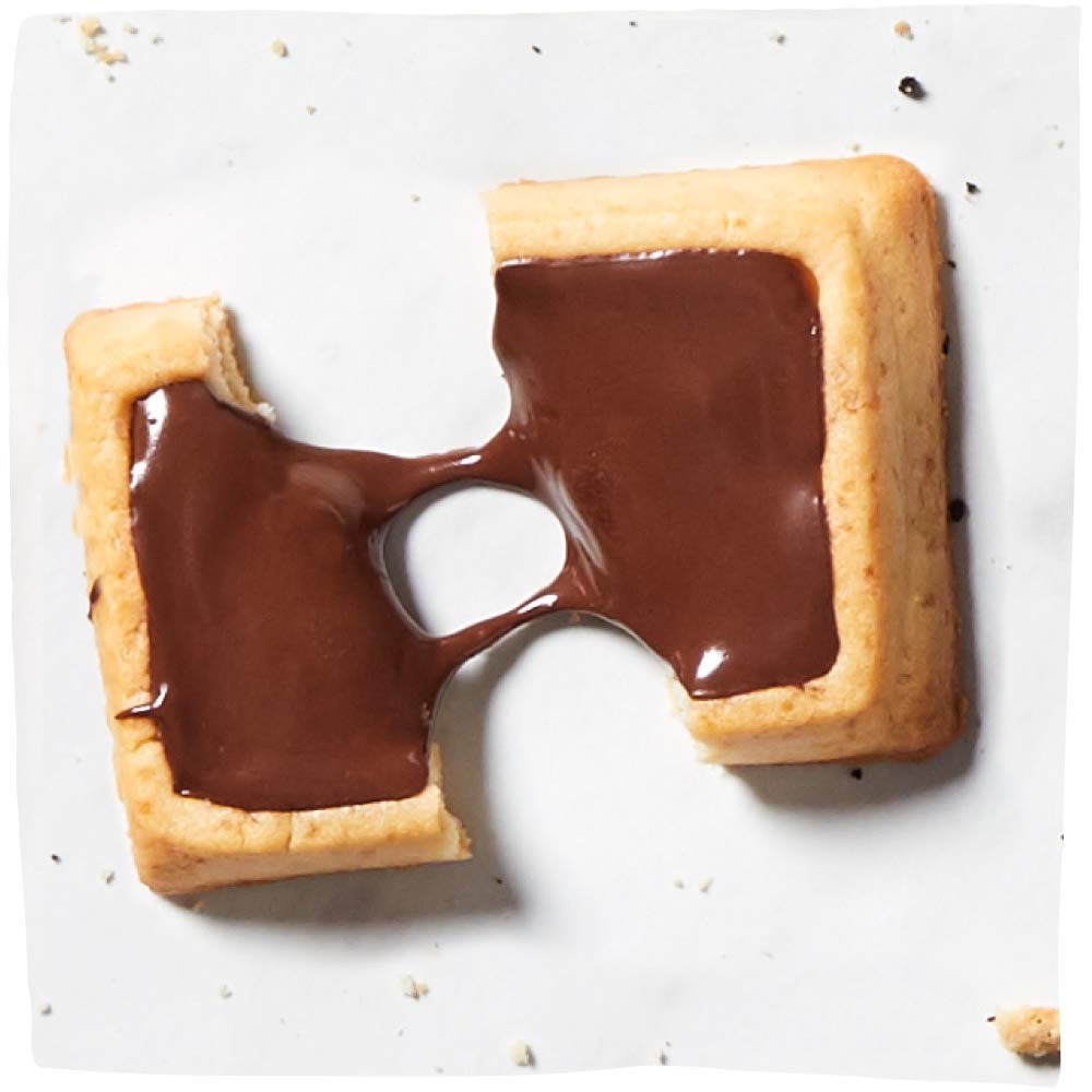 Milk Chocolate With Caramel Cookie Square (18 Pack)