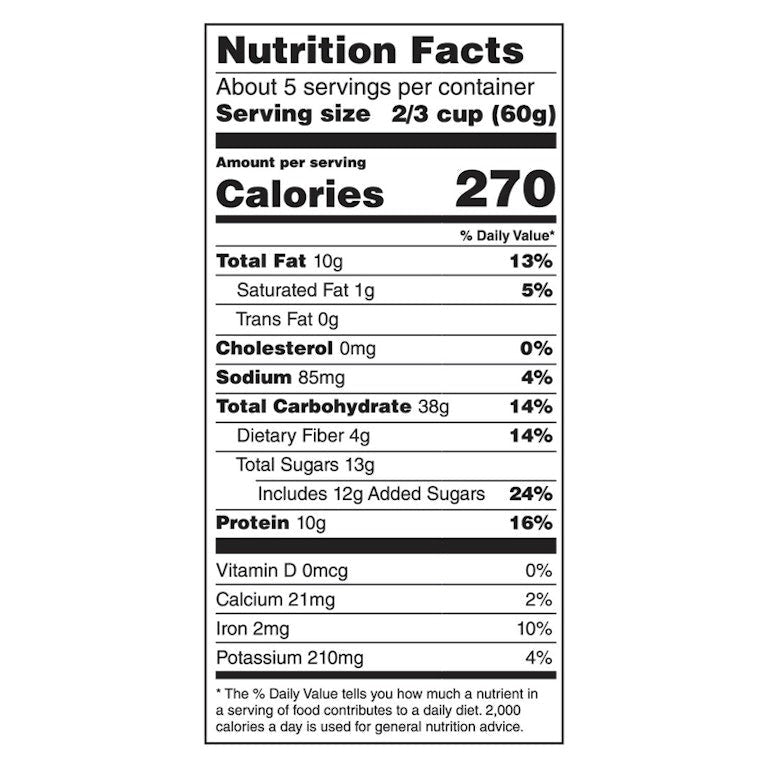 Organic Protein Citrus Cashew Granola
