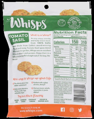 Tomato Basil Cheese Crisps