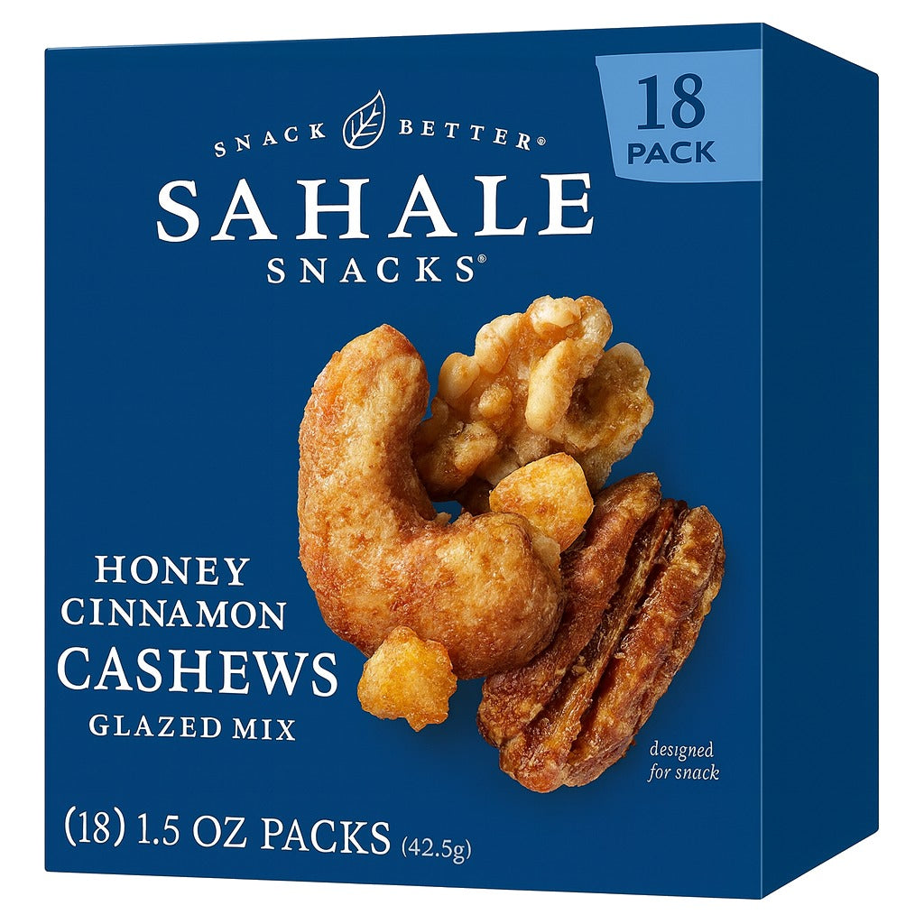 Honey Cinnamon Cashews Glazed Mix (18 CT)