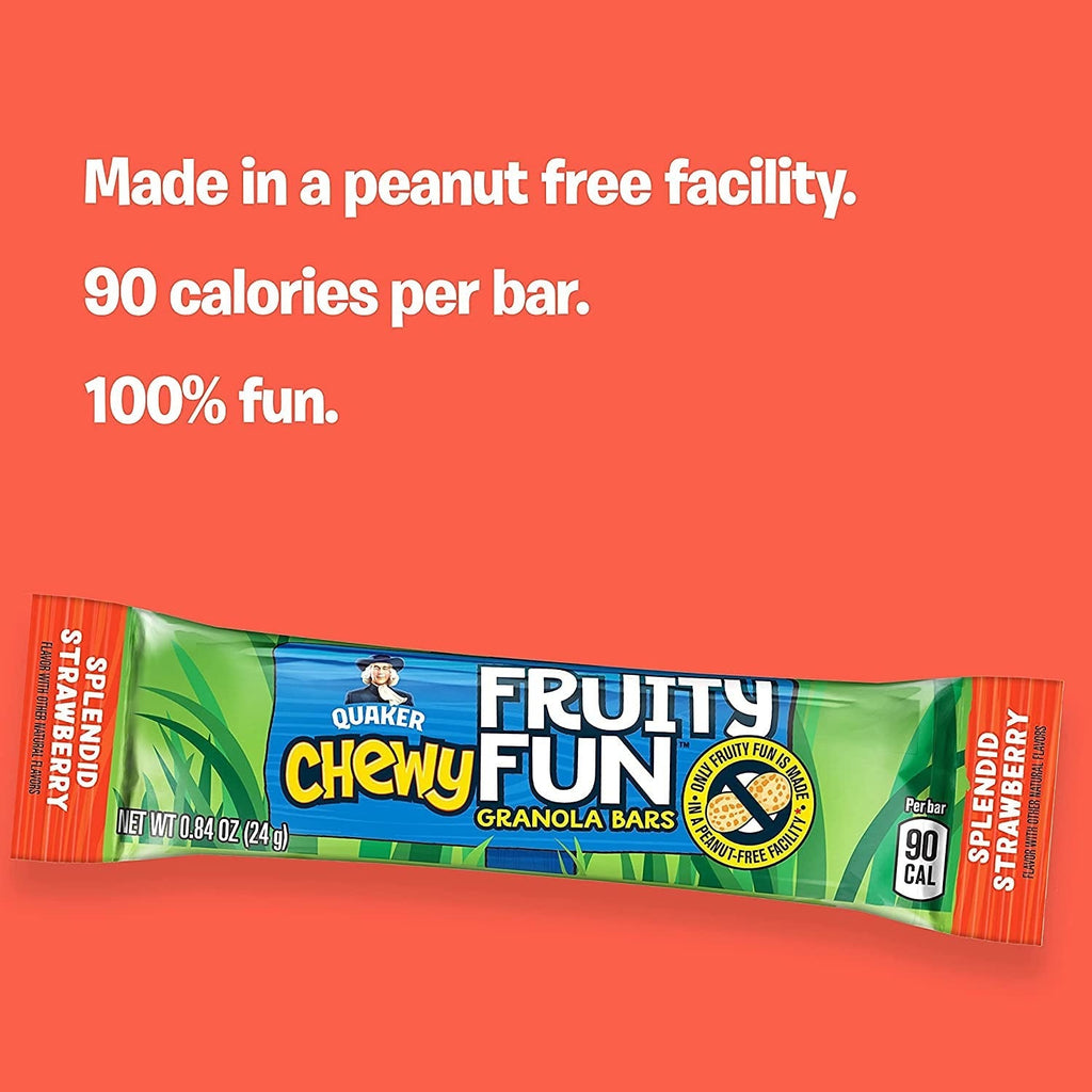 Fruity Fun Strawberry Granola Bars (6 Pack)