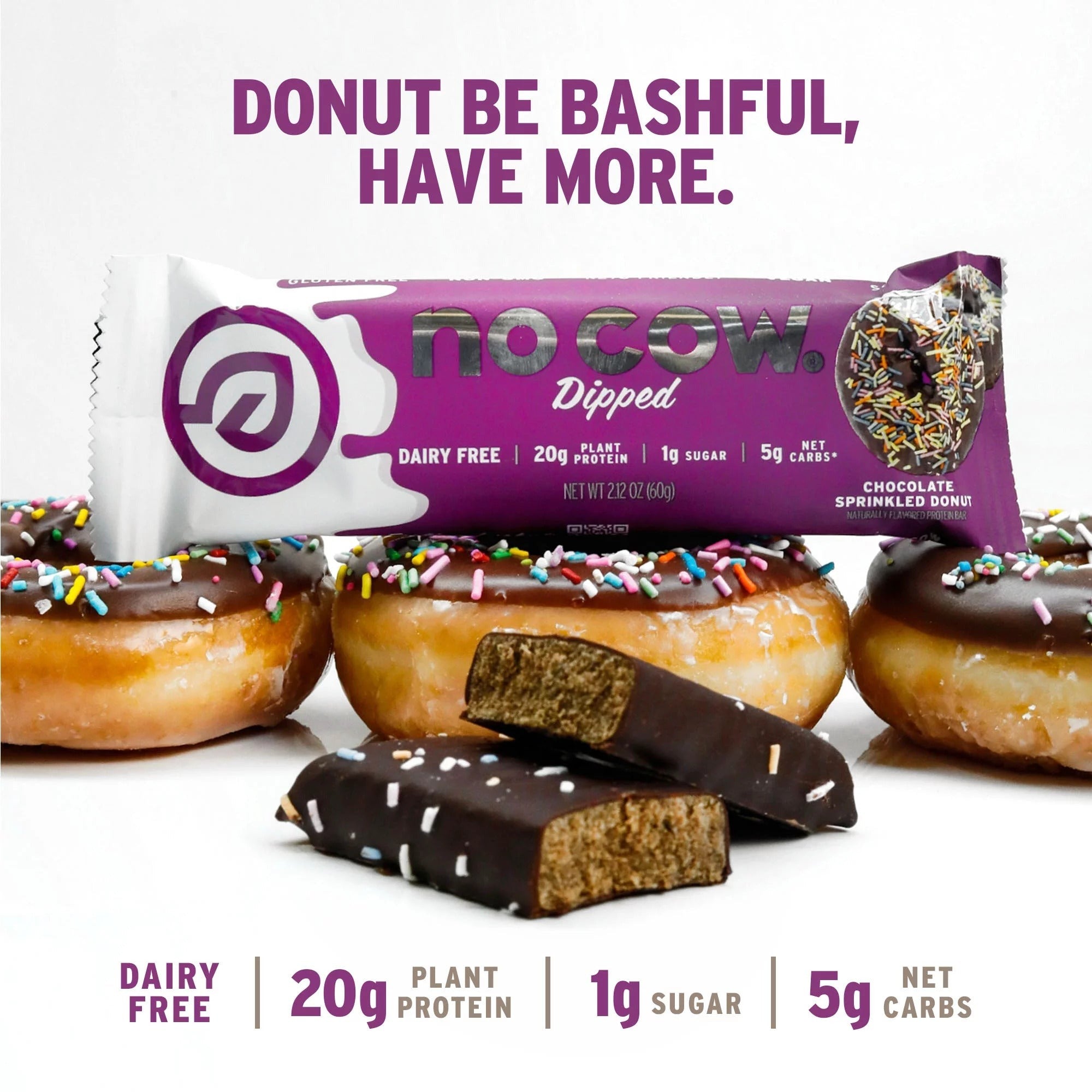 Chocolate Sprinkled Donut Protein Bar (4 Pack)