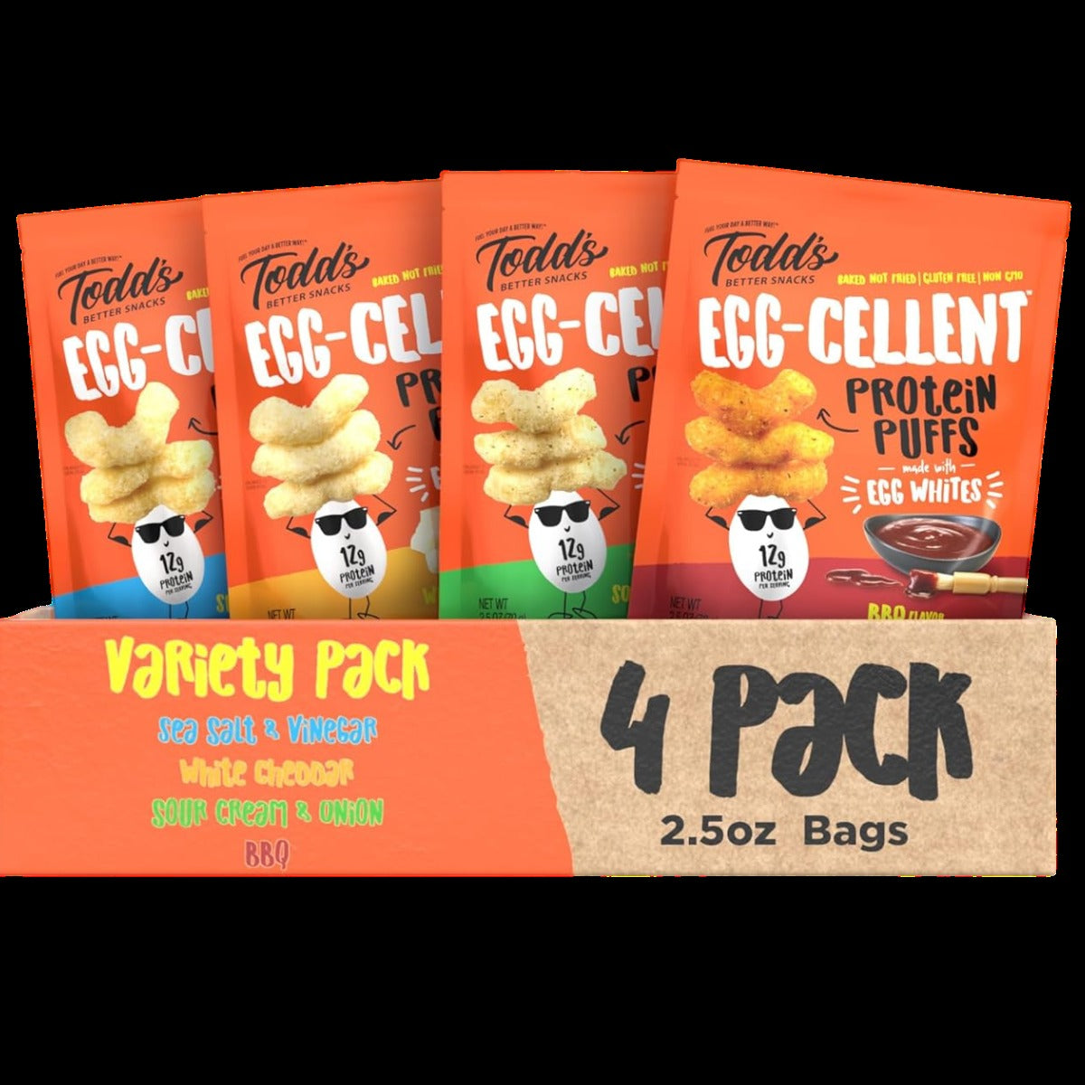Egg-Cellent Protein Puffs - Variety (4 CT)