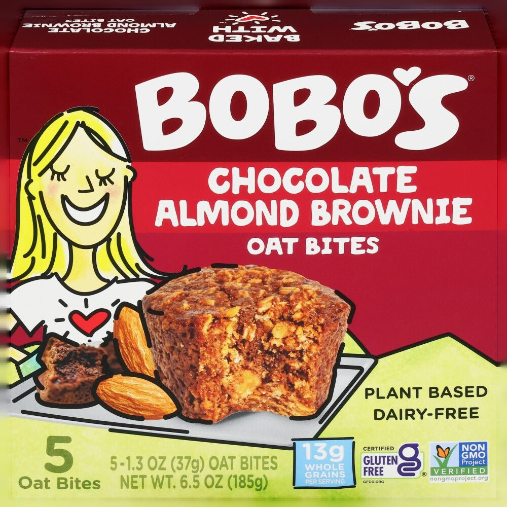 Chocolate Almond Brownie Oat Bites