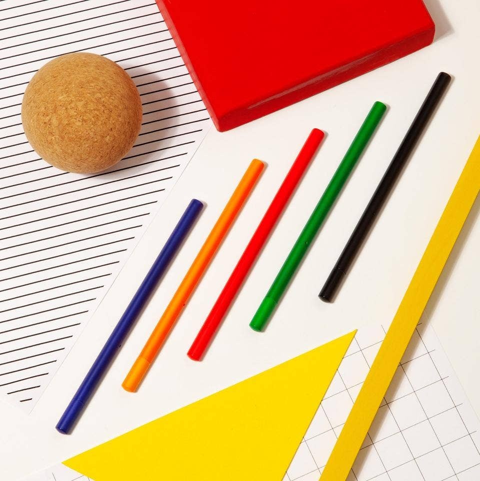 Prism Colored Rollerball Pen - Orange (1 CT)