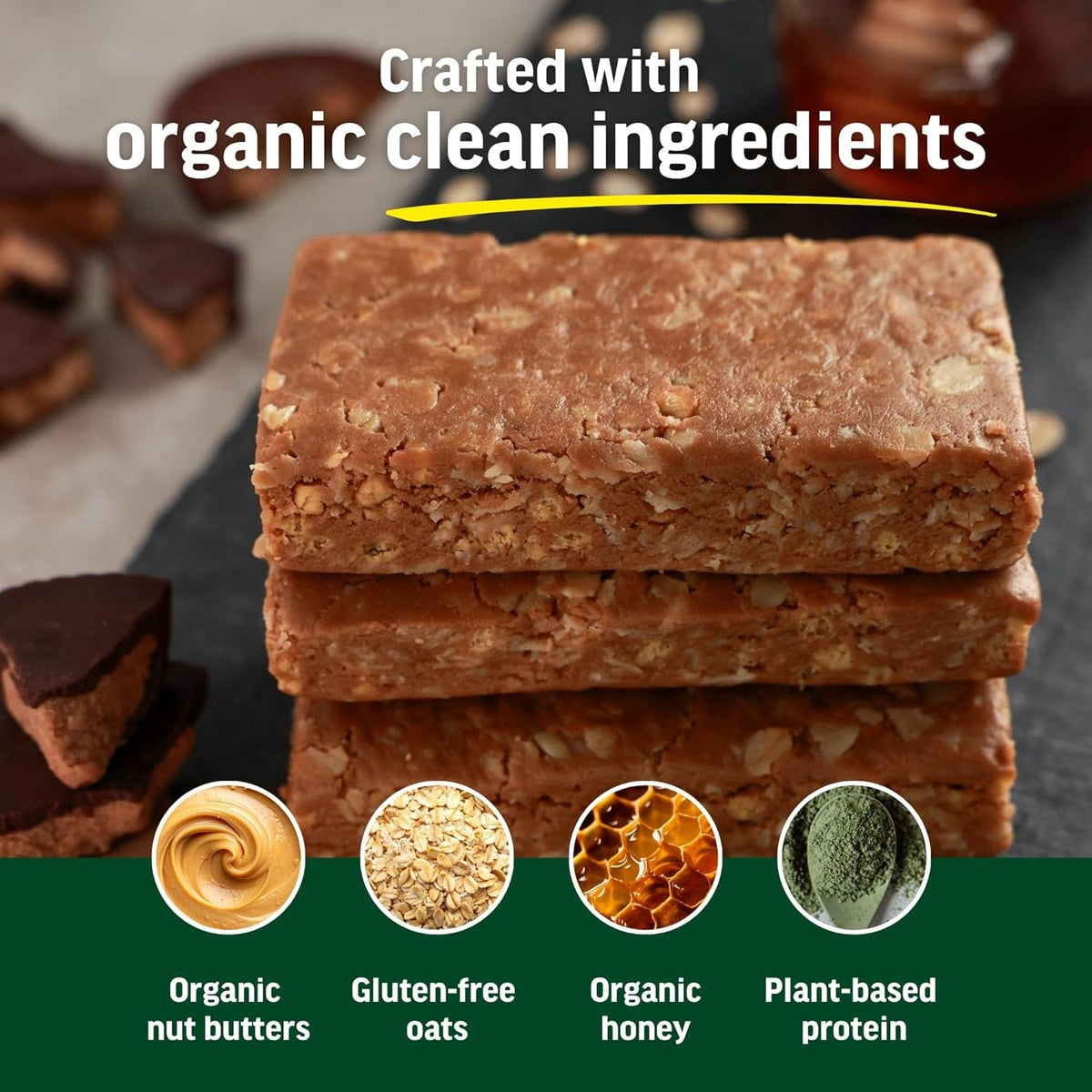 Organic Peanut Butter Cup Protein Bar (12 CT)