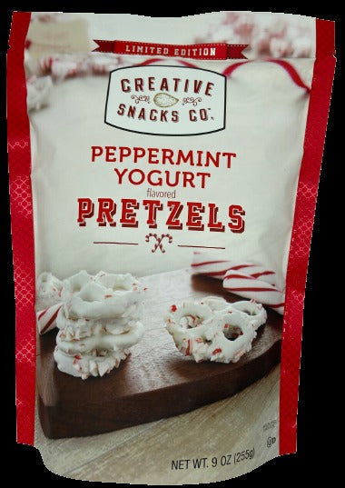 Yogurt Peppermint Pretzels