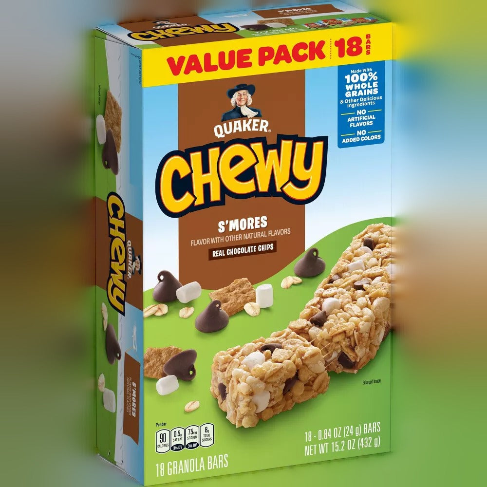 Chewy Granola Bars - S'mores (18 CT)