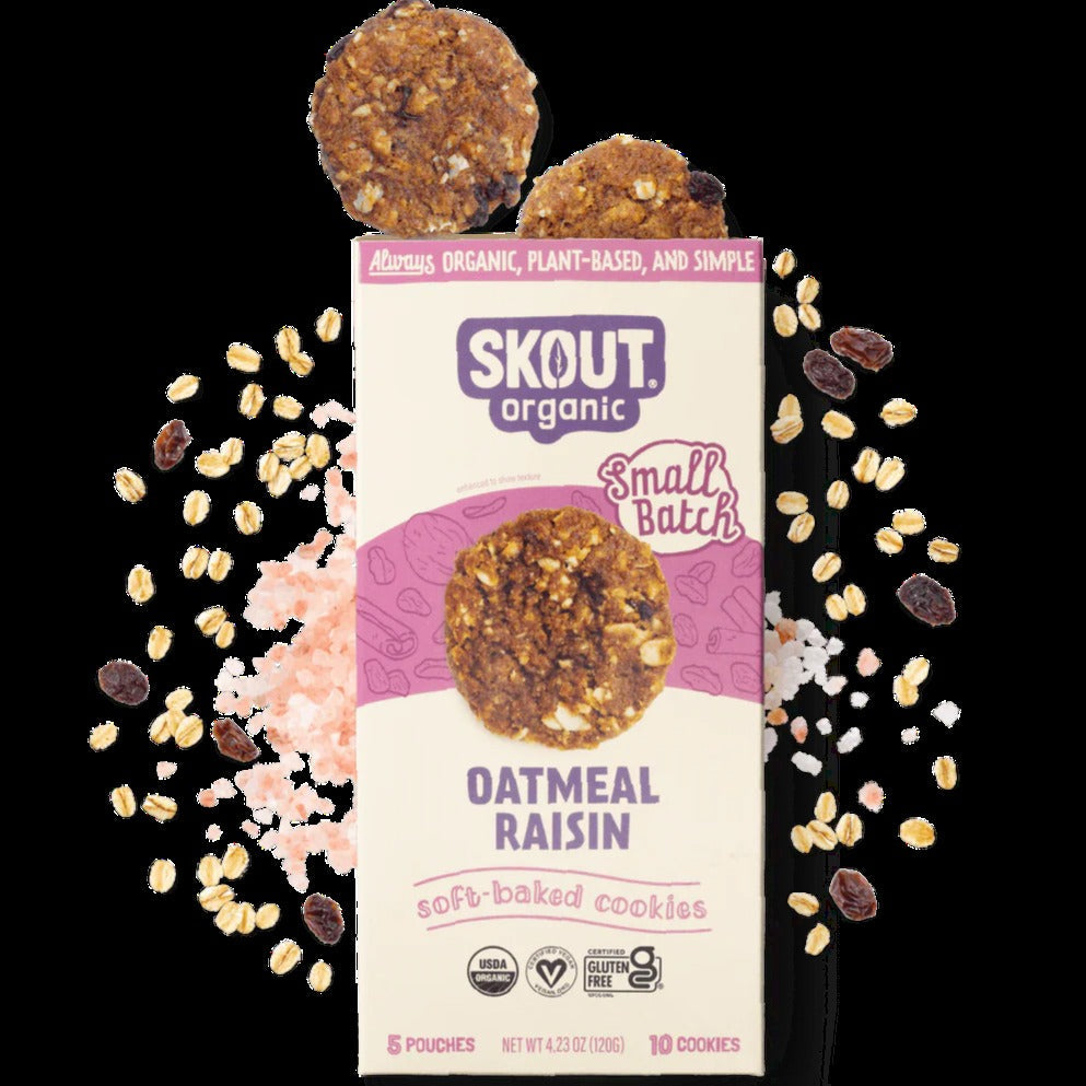 Organic Oatmeal Raisin Soft Baked Cookies