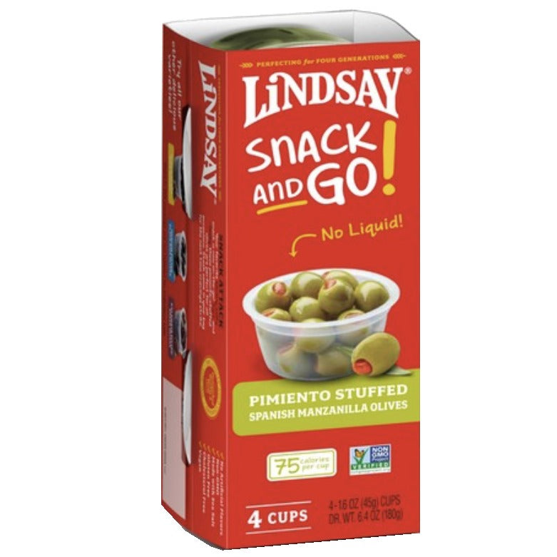 Pimiento Stuffed Spanish Manzanilla Olives To Go (4 CT)