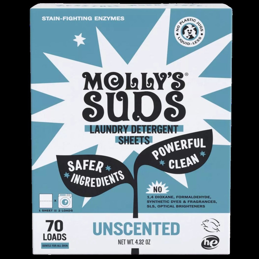 Unscented Laundry Detergent Sheets - 70 Loads