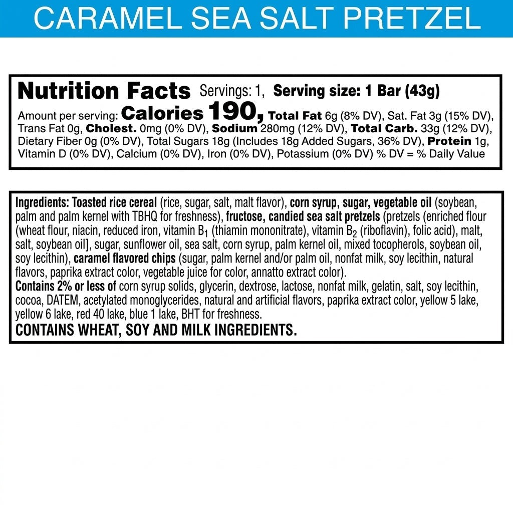 Treats Caramel Pretzel Bars (12 CT)