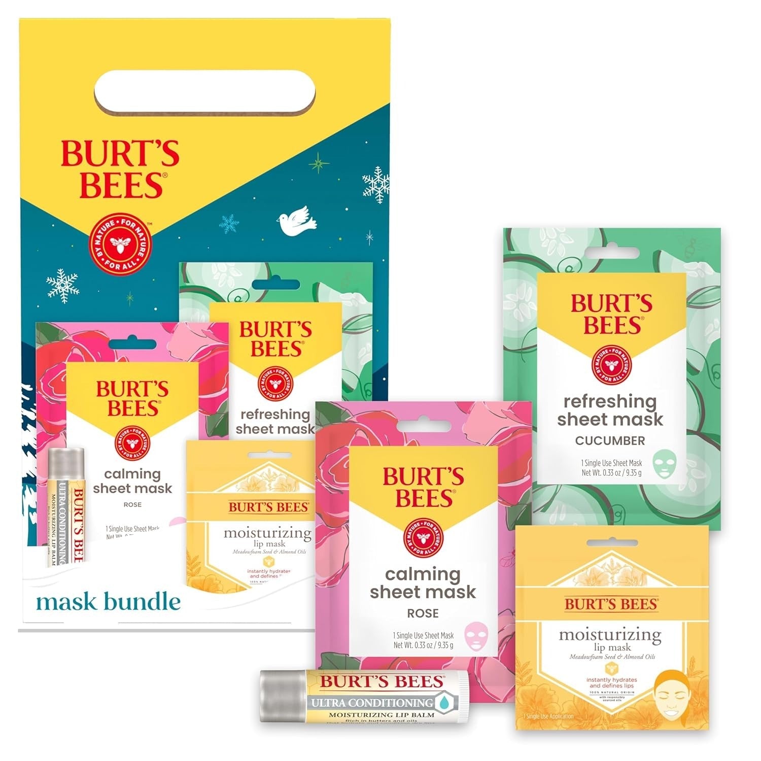 Mask Bundle Gift Set Masks & Ultra Conditioning Lip Balm