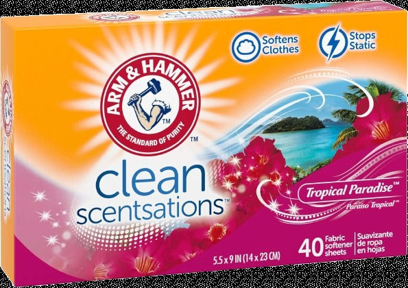 Fresh & Soft Fabric Softener Sheets (40 CT) - Tropical Paradise