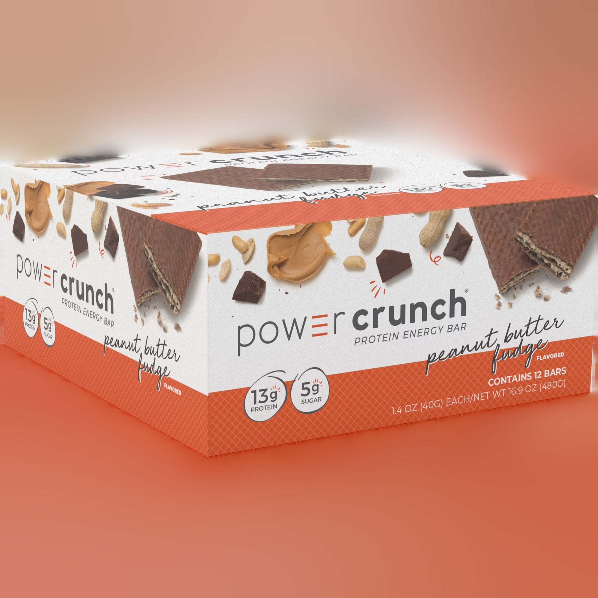 Peanut Butter Fudge Protein Bars (12 CT)