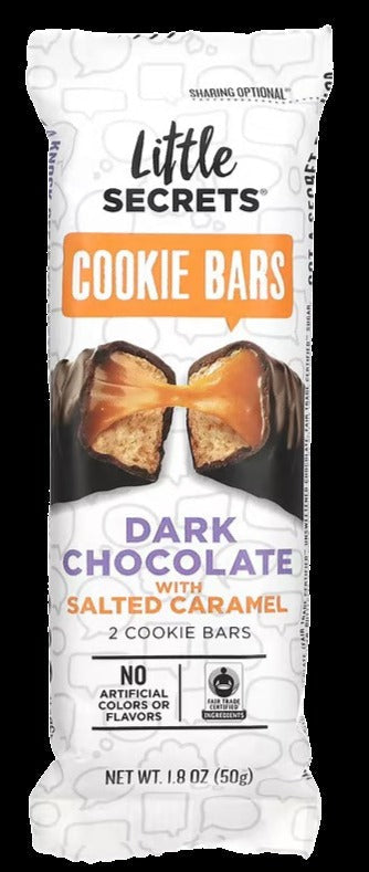 Dark Chocolate Cookie Bar With Salted Caramel