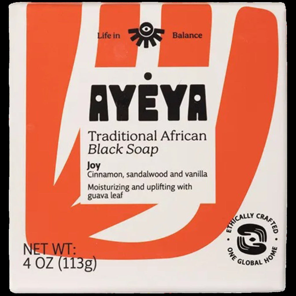 Traditional African Black Soap Bar - Joy
