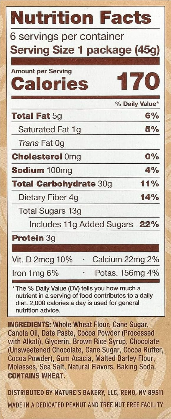 Double Chocolate Brownie Bar (6 CT)