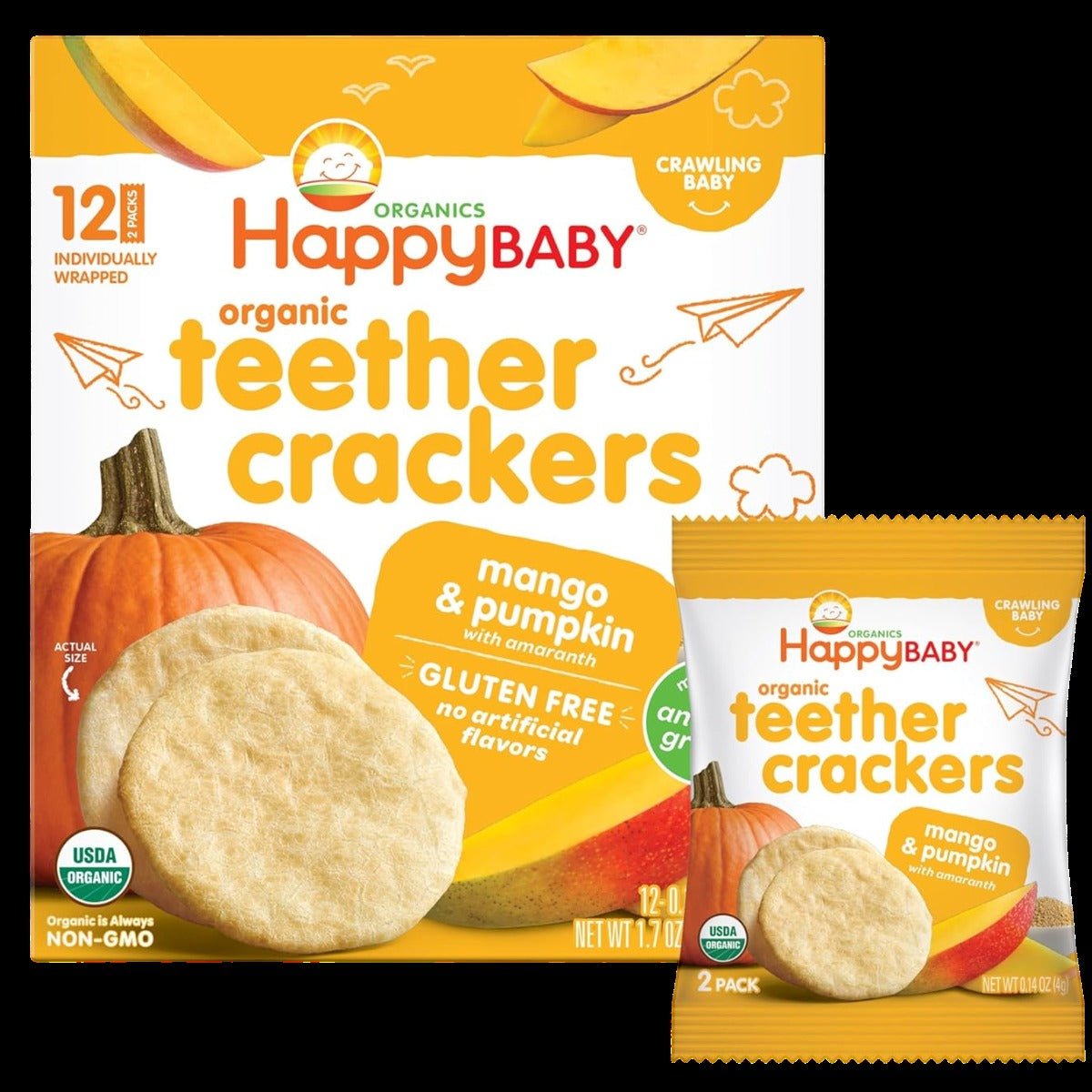 Mango & Pumpkin Teether Crackers