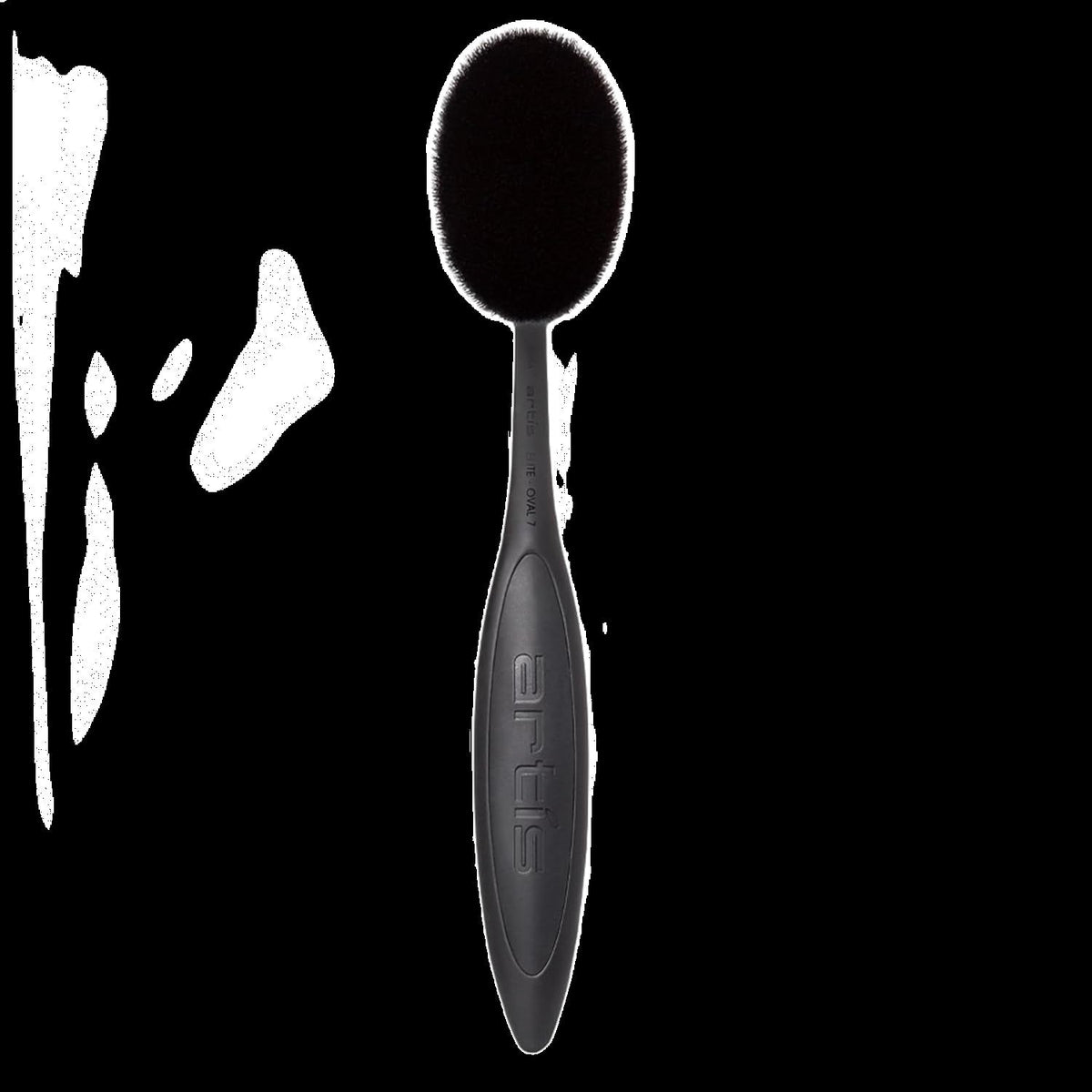 Elite Oval 7 Makeup Brush - Black